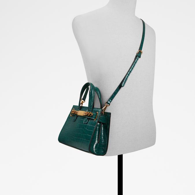 Posa Women's Dark Green Satchel image number 3
