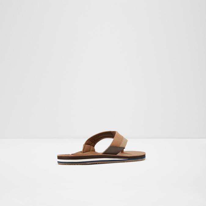 Mynytho Men's Cognac Thong Sandals image number 1