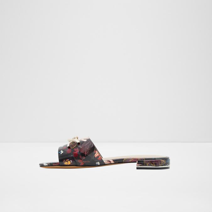 Hayhar Women's Black Flat Sandals image number 2