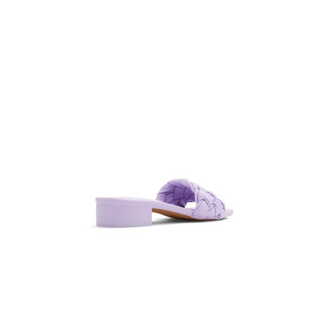 Lucyy Women's Light Purple Block Heel Sandals image number 1