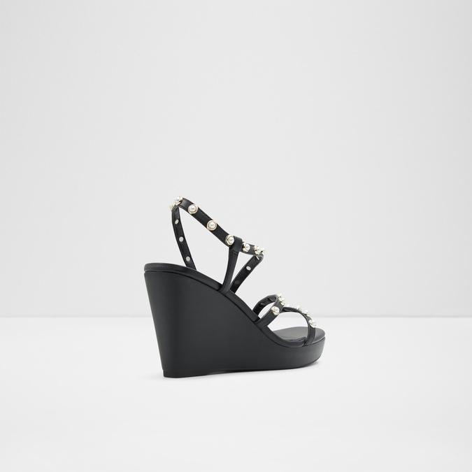 Grandede Women's Black Wedges image number 1