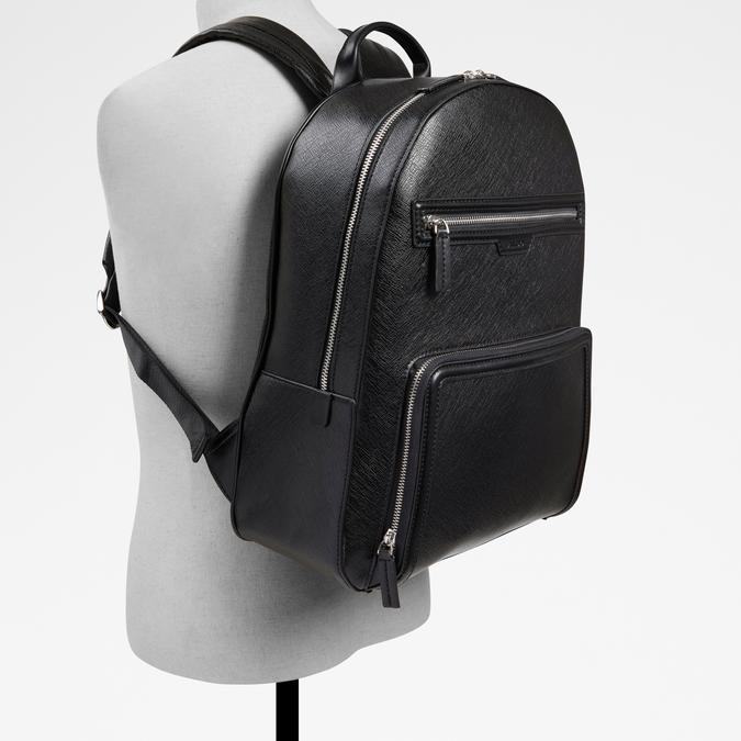 Asadon Men's Black Backpack image number 3