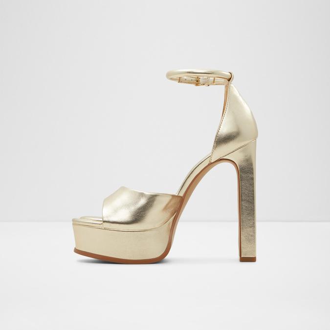 Milena Women's Gold Block Heel Sandal image number 2
