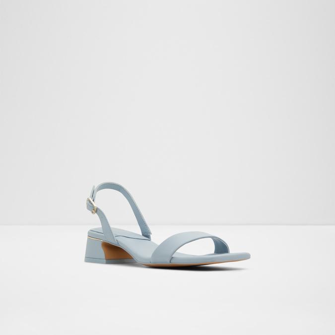 Halenia Women's Light Blue Block Heel Sandal image number 3