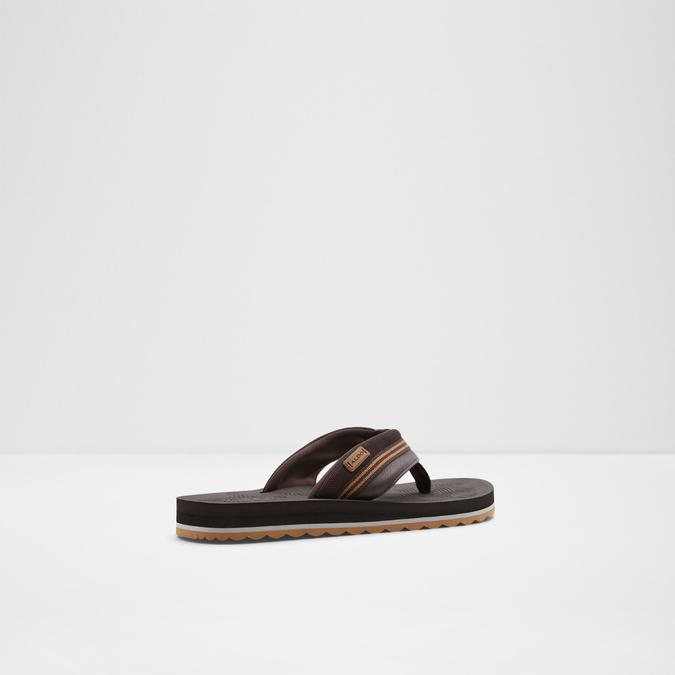 Burges Men's Dark Brown Thong Sandals image number 1