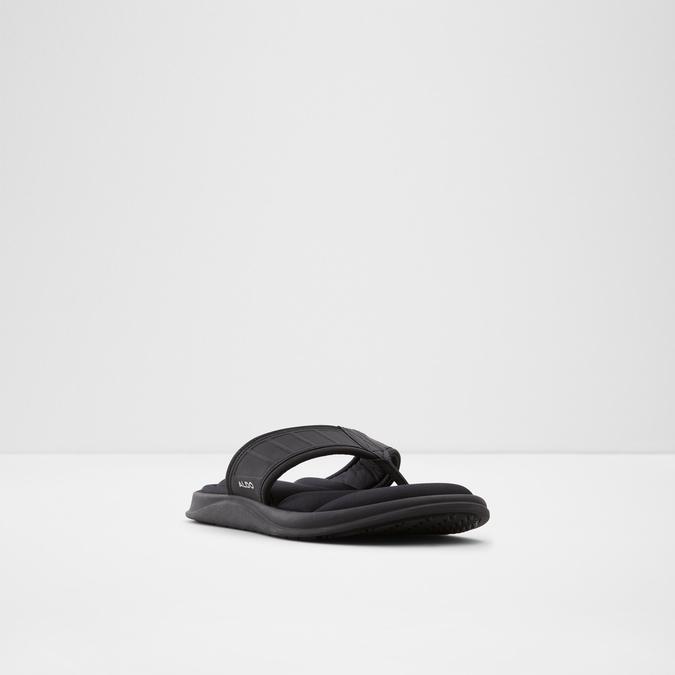 Rassen Men's Black Thong Sandals image number 3