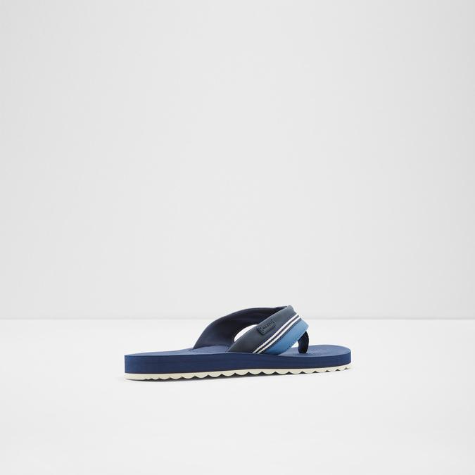 Burges Men's Navy Thong Sandals image number 1