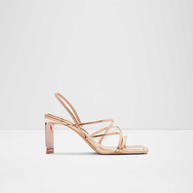 Jennifer Women's Rose Gold Dress Sandals image number 0