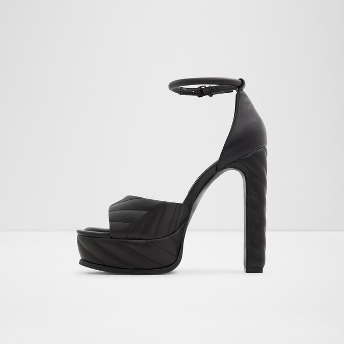 Milena Women's Black Block Heel Sandal image number 2
