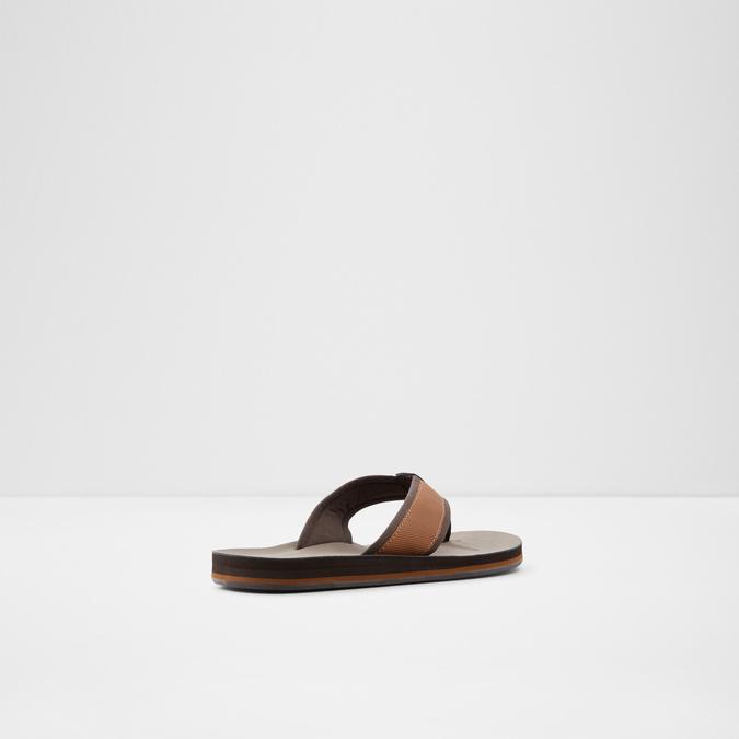Orest Men's Cognac Thong Sandals image number 1