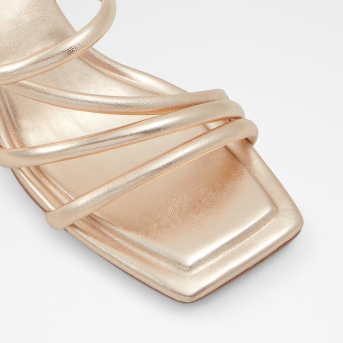 Vak Women's Rose Gold Dress Sandals image number 4