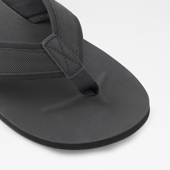 Orest Men's Black Thong Sandals image number 4