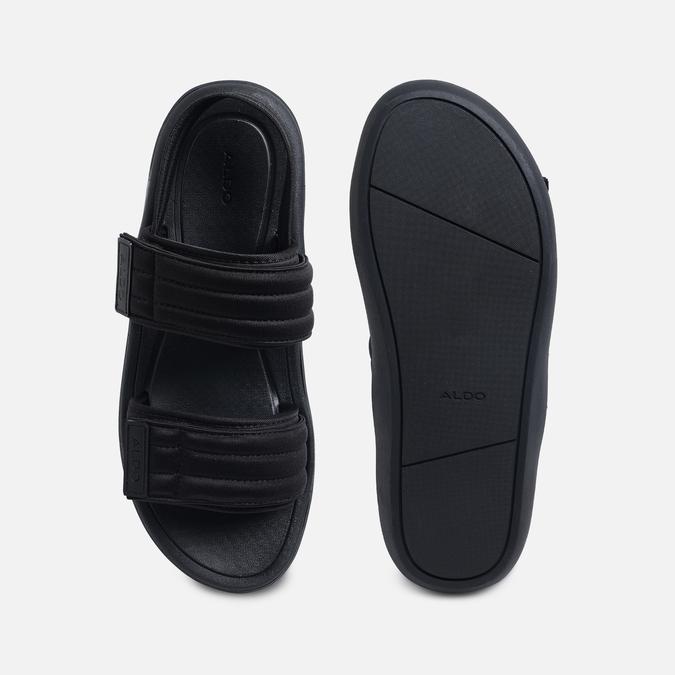 Hickes Men's Black Back Strap Sandals image number 3