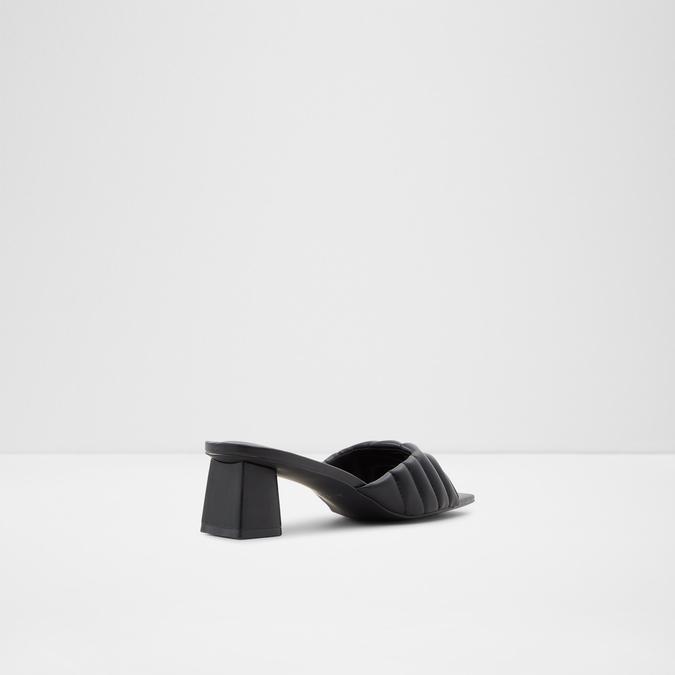 Celesta Women's Black Block Heel Sandal image number 1