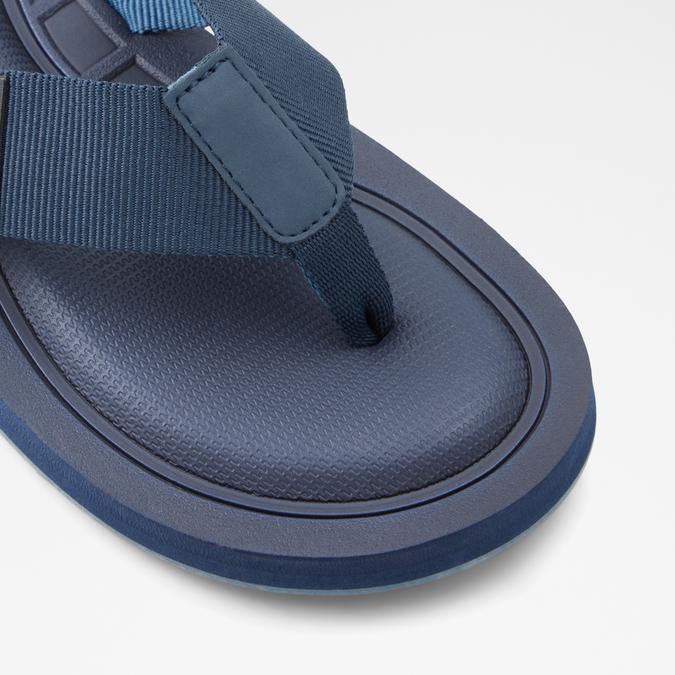 Tengen Men's Navy Thong Sandals image number 4
