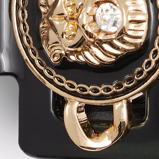 Kengai Women's Black On Gold Hair Clip image number 1