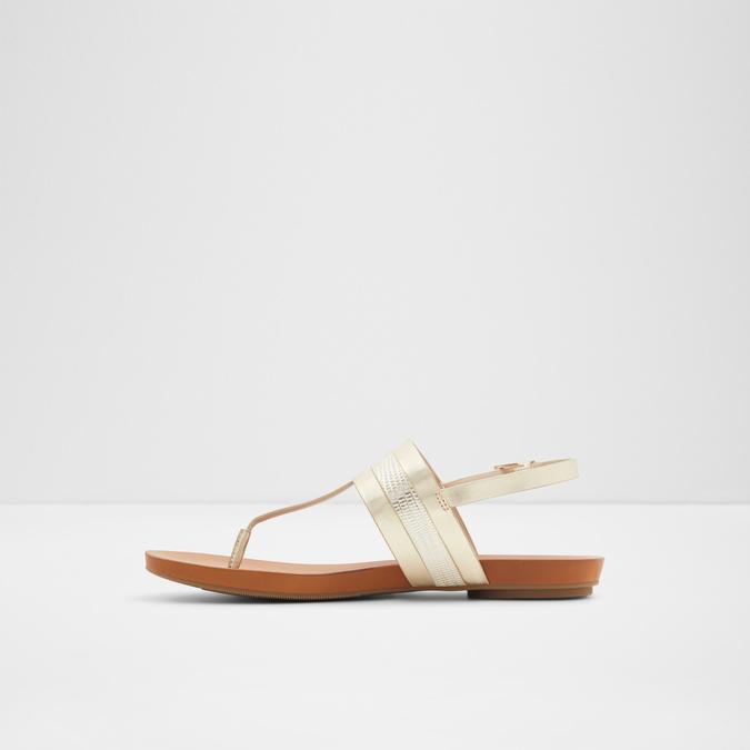 Pandra Women's Champange Flat Sandals image number 2