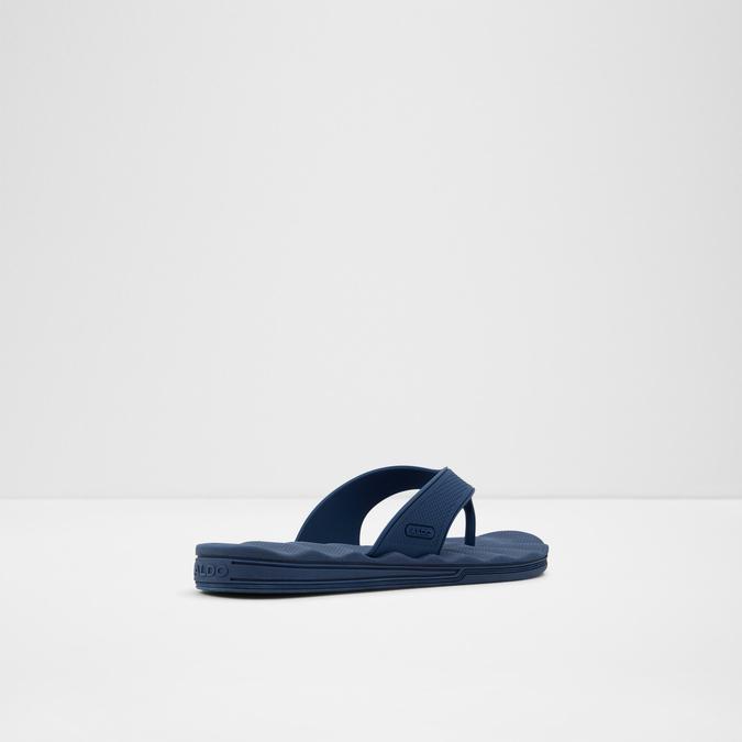 Haciendo Men's Navy Thong Sandals image number 1