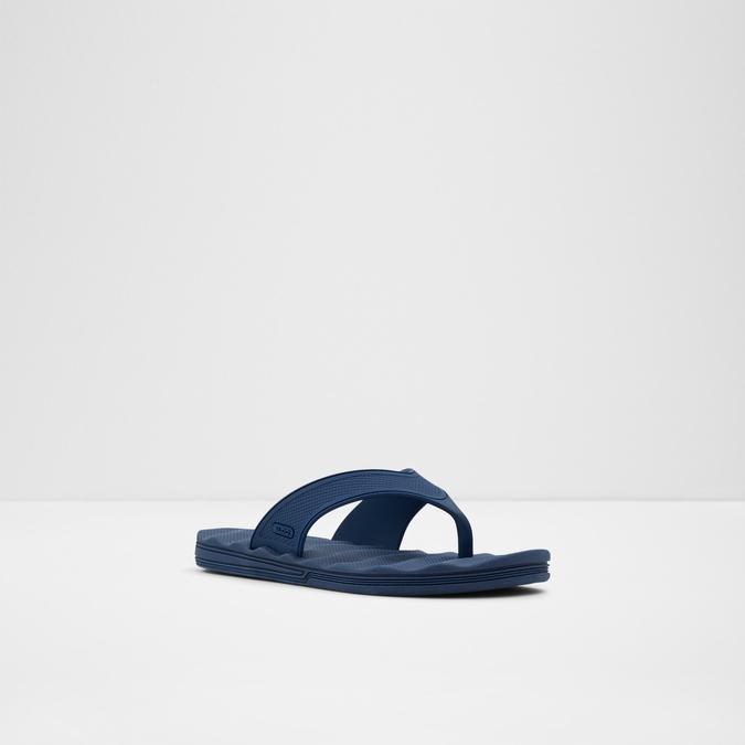 Haciendo Men's Navy Thong Sandals image number 3