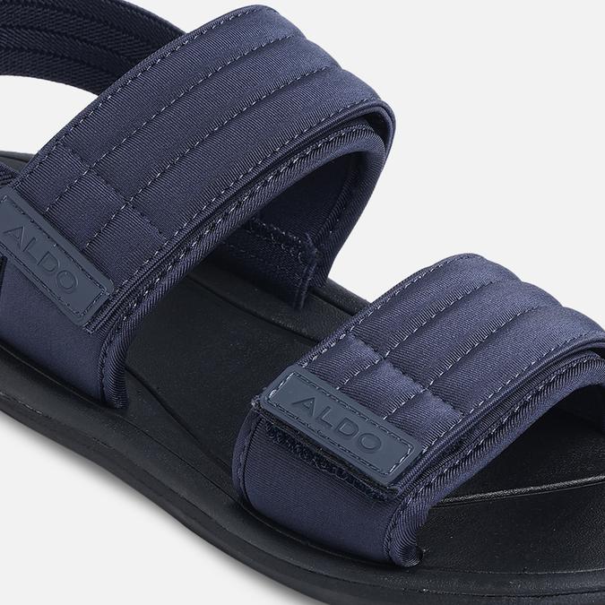 Hickes Men's Navy Back Strap Sandals image number 4