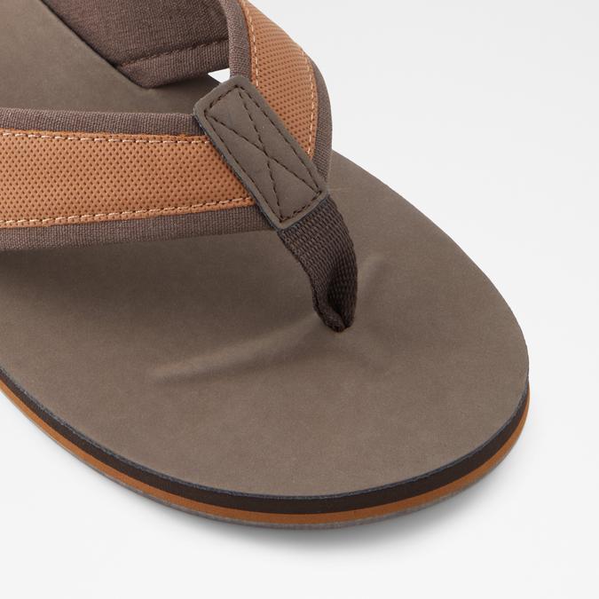 Orest Men's Cognac Thong Sandals image number 4