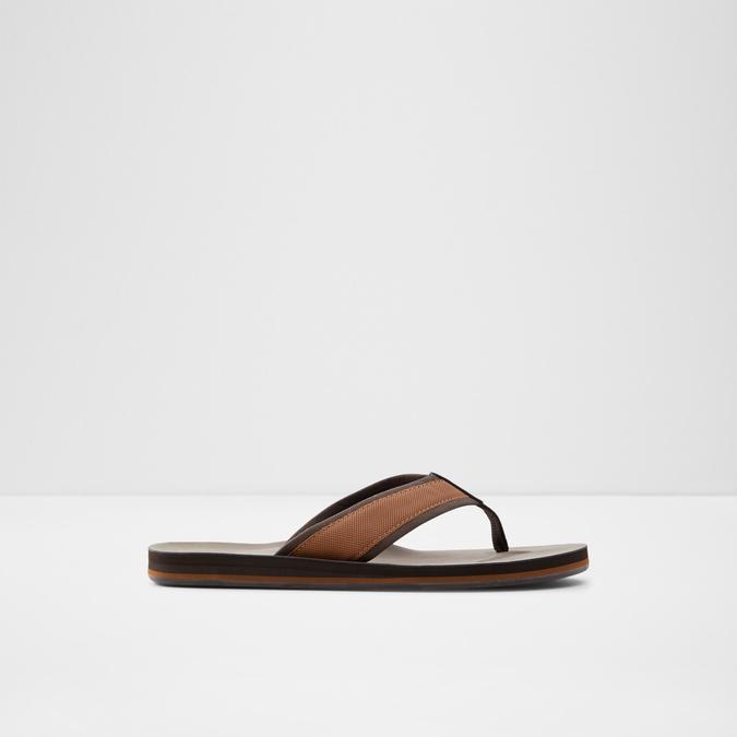 Orest Men's Cognac Thong Sandals image number 0