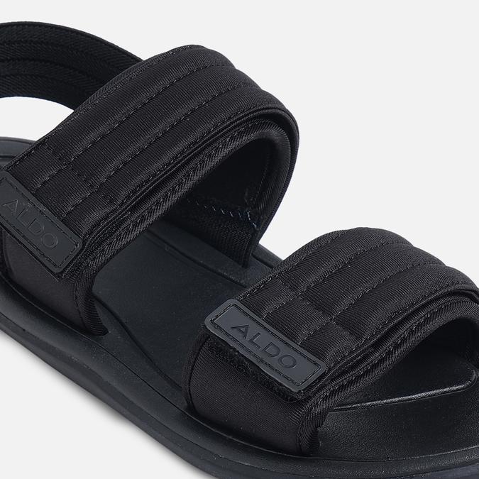 Hickes Men's Black Back Strap Sandals image number 4