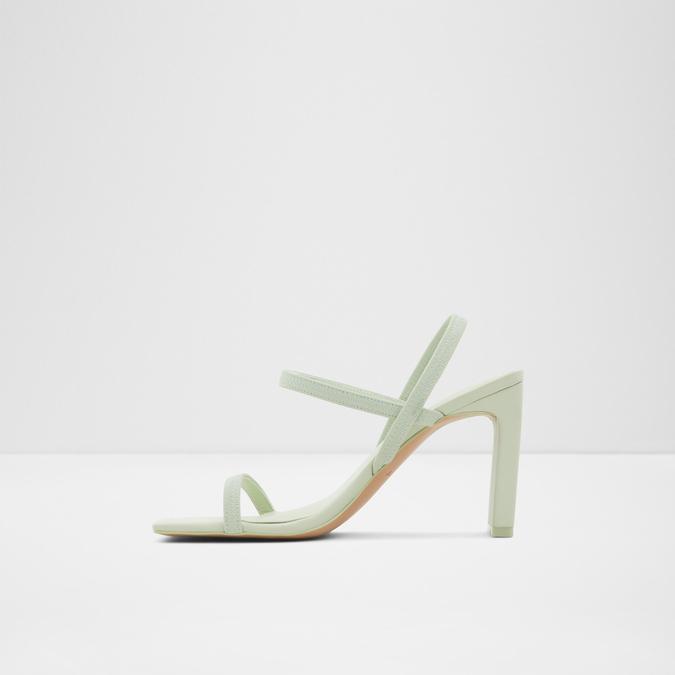 Okurr Women's Bright Green Block Heel Sandal image number 3
