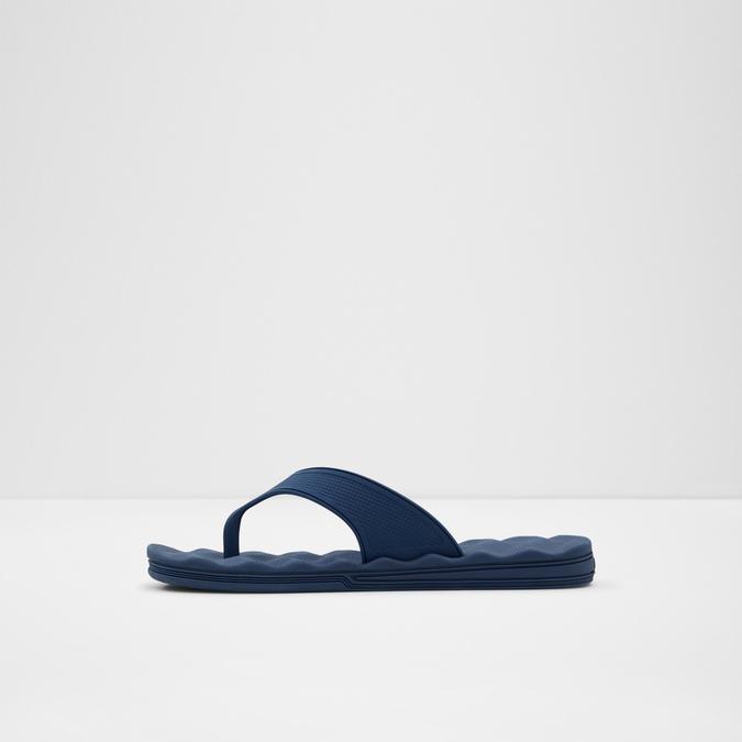 Haciendo Men's Navy Thong Sandals image number 2
