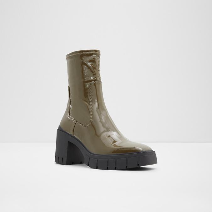 Upstage Women's Khaki Lug Boots image number 3