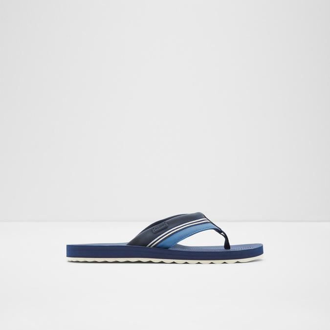 Burges Men's Navy Thong Sandals image number 0