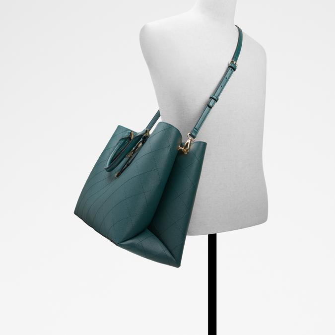 Mylah Women's Dark Green Satchel image number 3