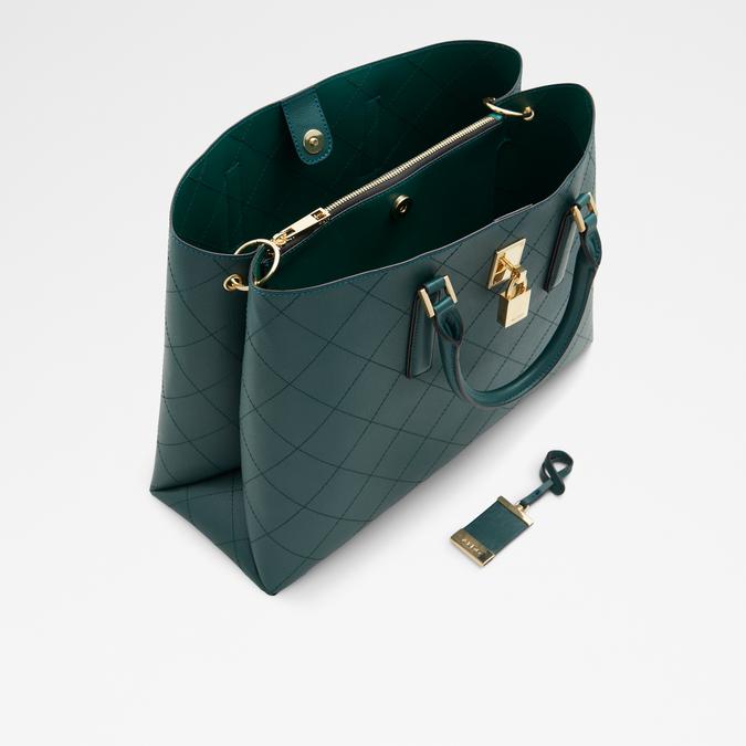 Mylah Women's Dark Green Satchel image number 2