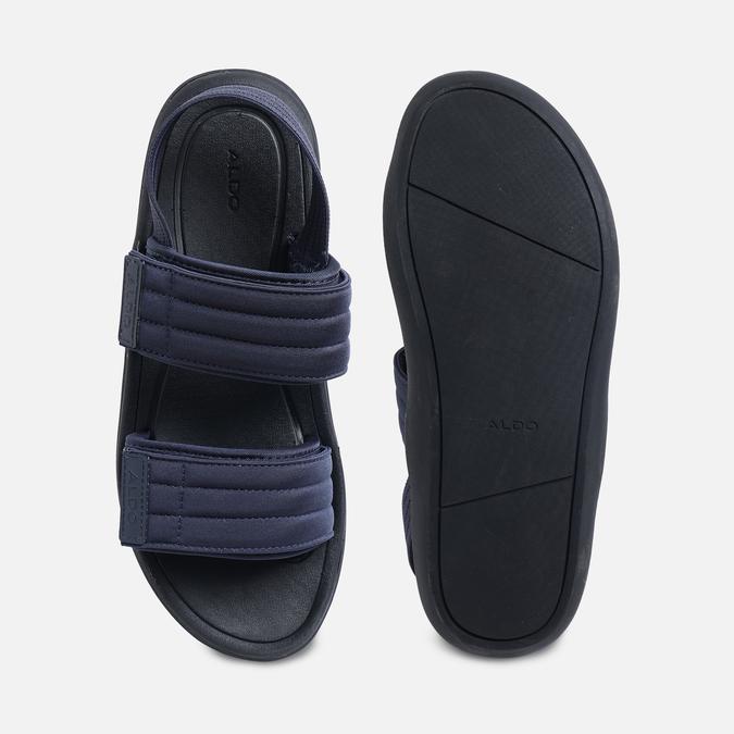 Hickes Men's Navy Back Strap Sandals image number 3