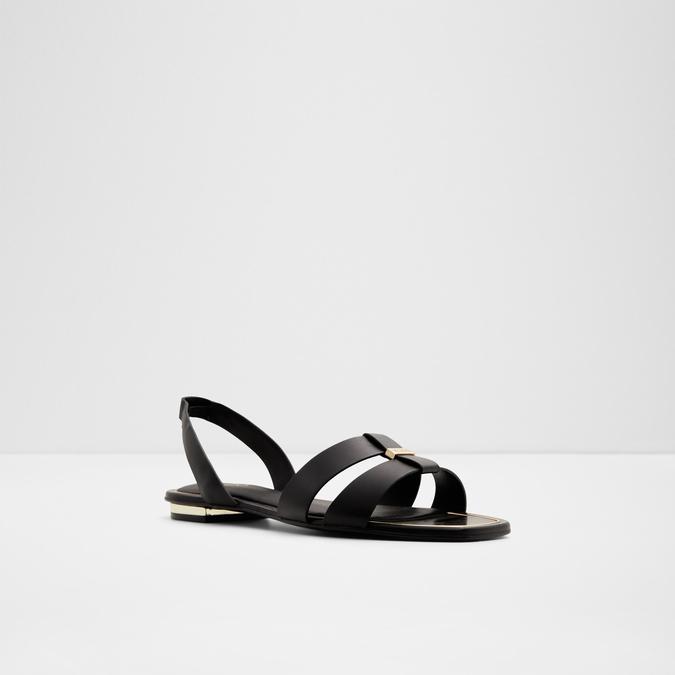 Balera Women's Black Flat Sandals image number 3