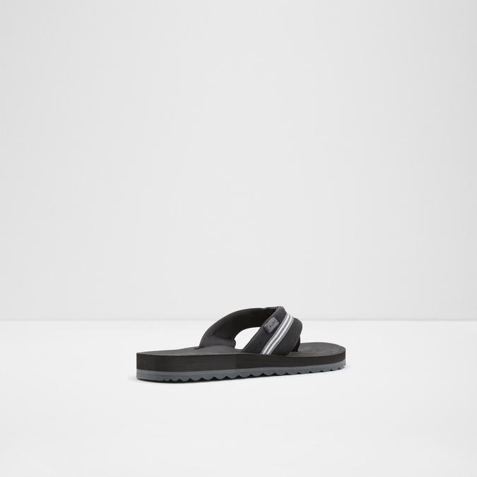 Burges Men's Black Thong Sandals image number 1