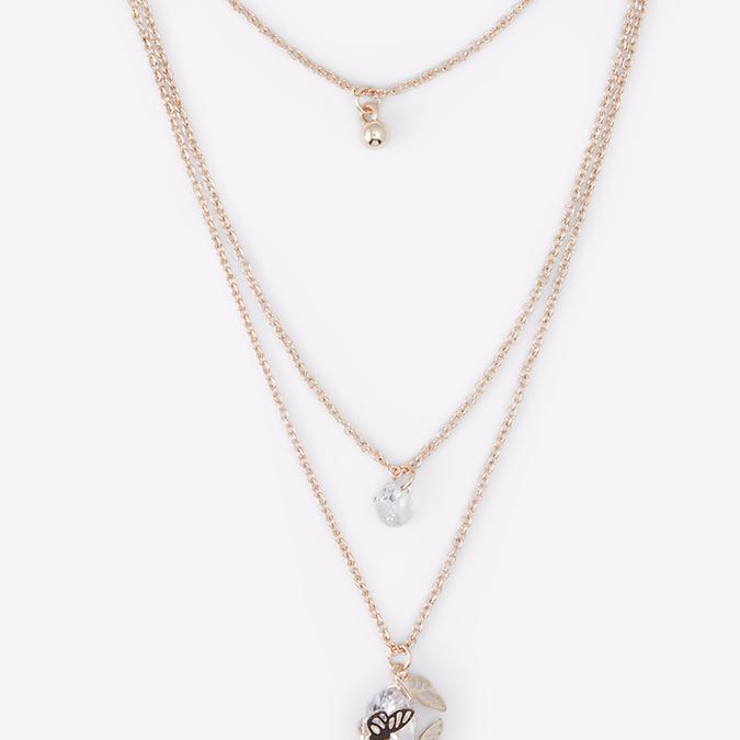 Groasien Women's Rose Gold Necklace image number 2