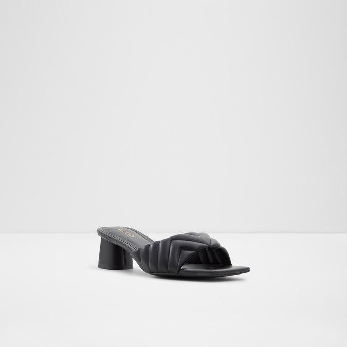 Celesta Women's Black Block Heel Sandal image number 3