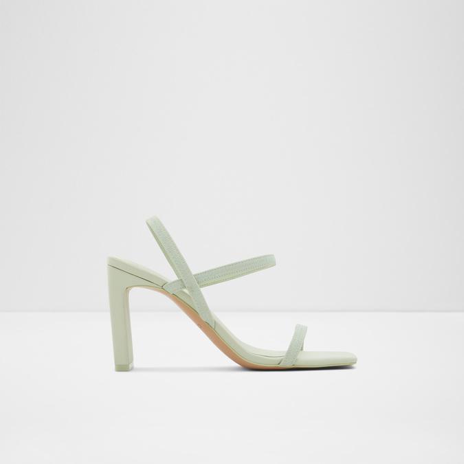 Okurr Women's Bright Green Block Heel Sandal image number 0