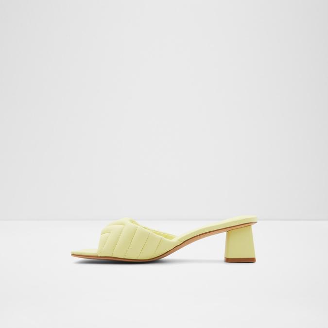 Celesta Women's Yellow Block Heel Sandal image number 2