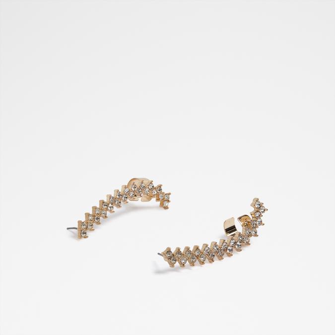 Barbaiana Women's Clear On Gold Earrings image number 0