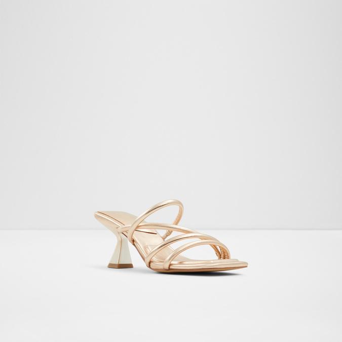 Vak Women's Rose Gold Dress Sandals image number 3