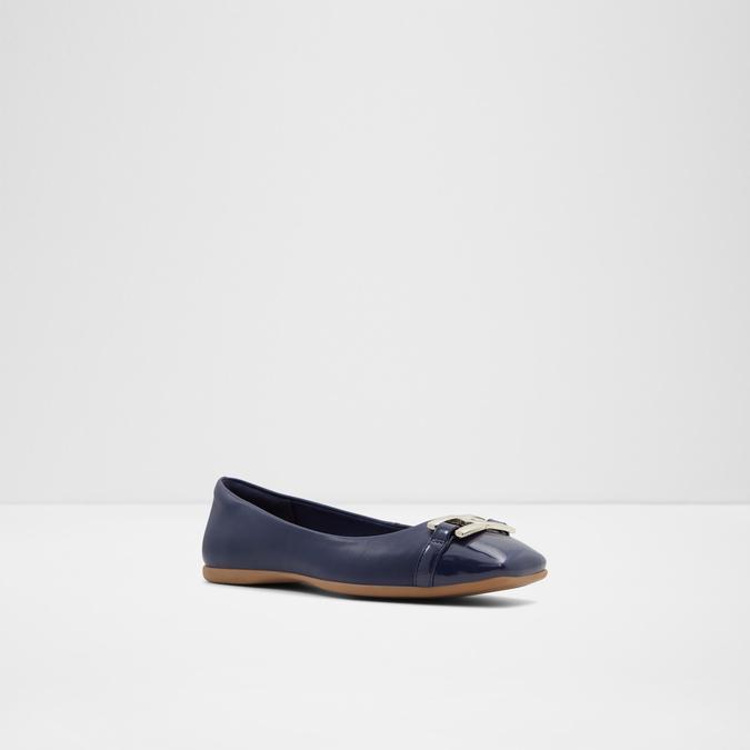 Qaeldan Women's Navy Ballerina image number 3
