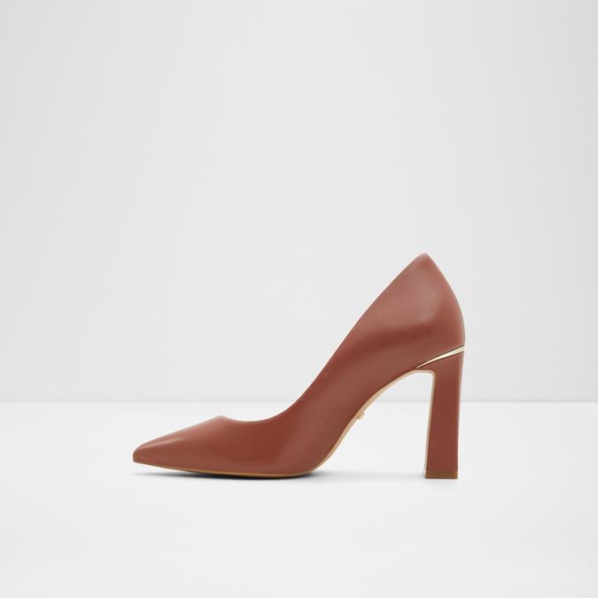 Seirith Women's Rust Block Heel Shoes image number 2