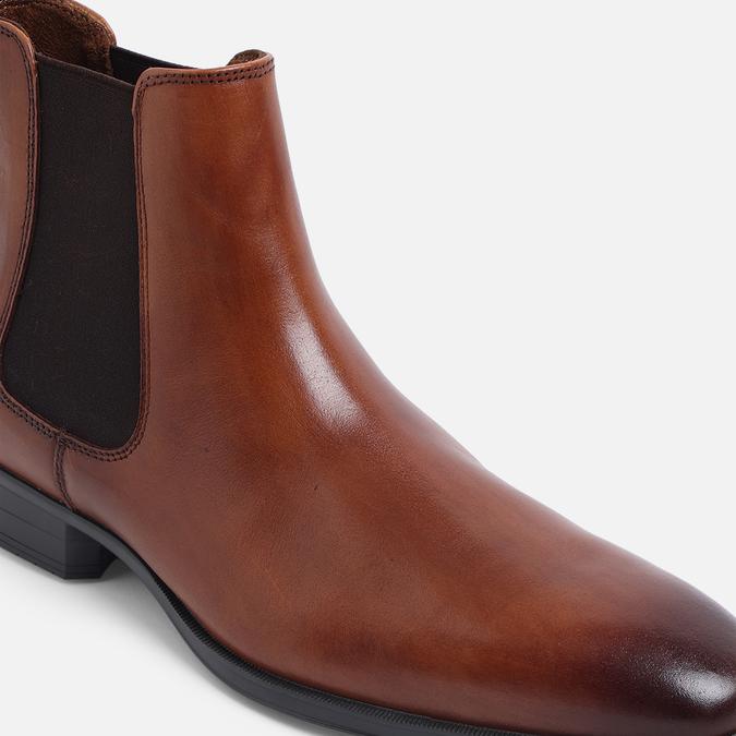 Olaeloth Men's Cognac Chelsea Boots image number 4