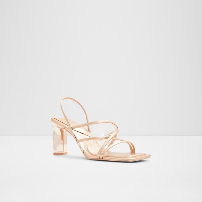 Jennifer Women's Rose Gold Dress Sandals image number 3