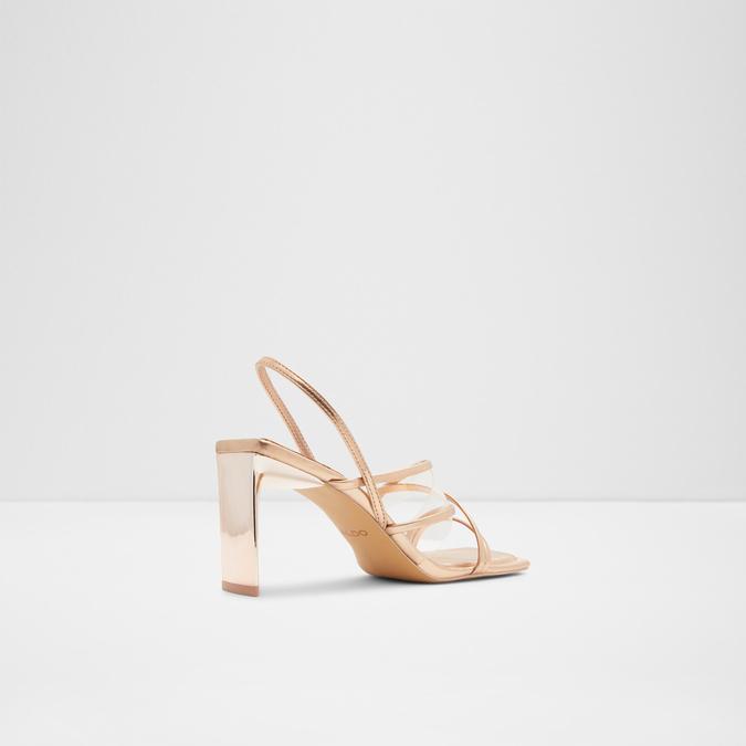 Jennifer Women's Rose Gold Dress Sandals image number 1