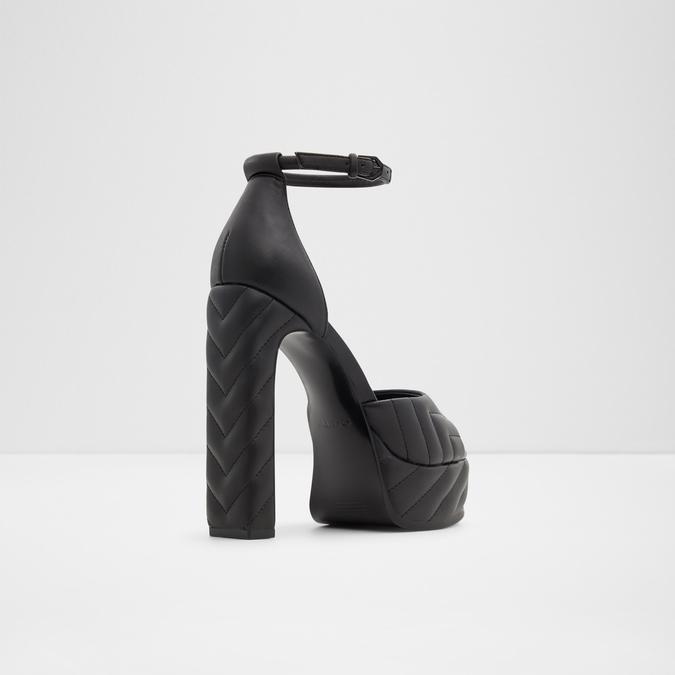 Milena Women's Black Block Heel Sandal image number 1