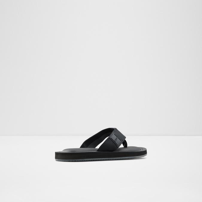 Tengen Men's Black Thong Sandals