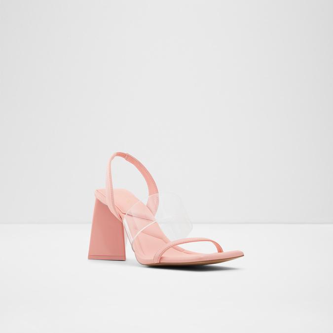 Eliss Women's Light Orange Block Heel Sandal image number 4